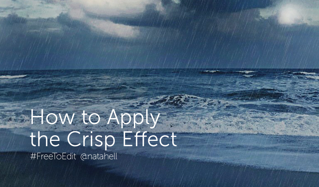 crisp effect tutorial