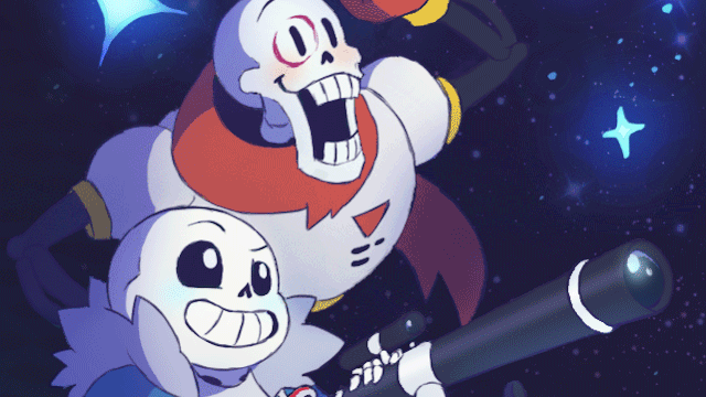undertale papyrus sans gif - GIF by Gone