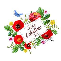 valentinesday vday flowers love clipart