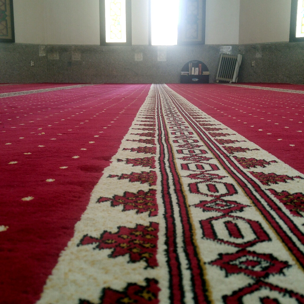 A mosque carpet.