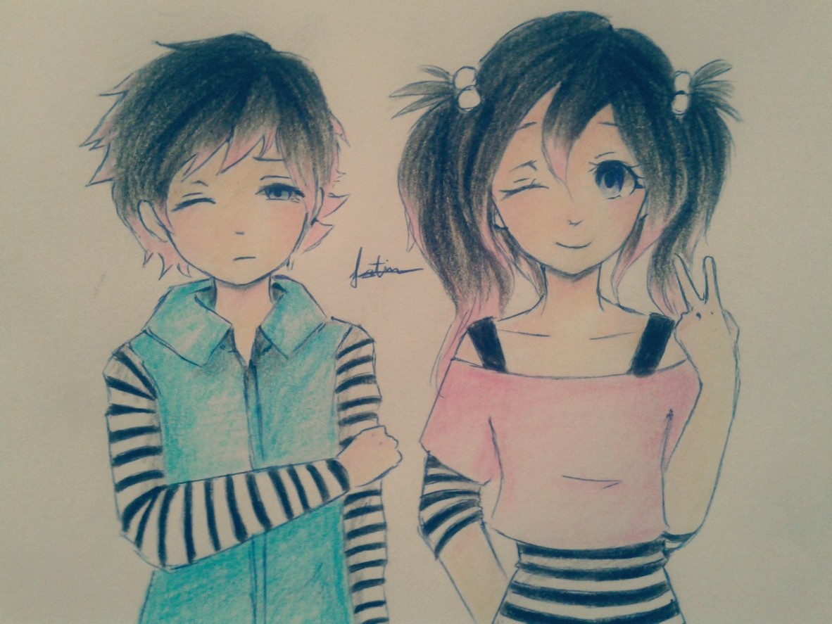 Best Friend Drawings Boy And Girl